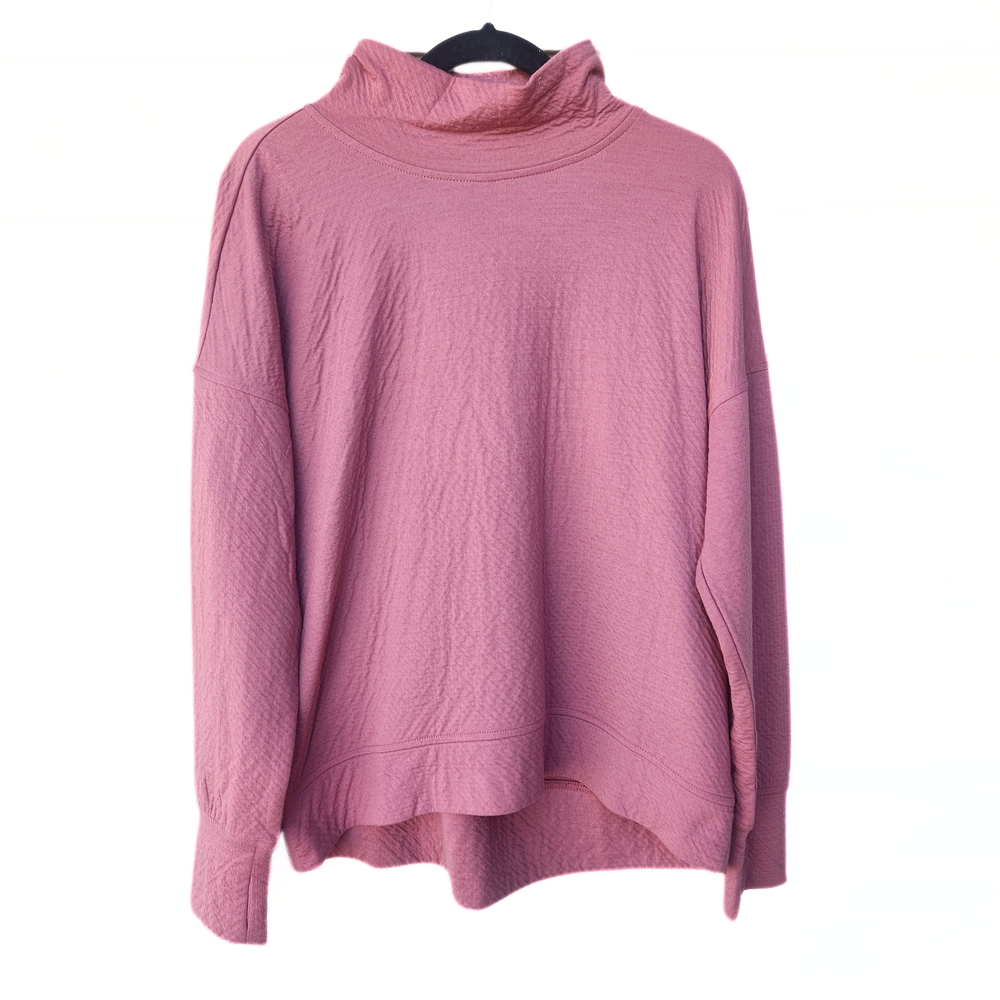 RBX Active Women's Long Sleeve Pullover Turtle Neck Lightweight Size Med